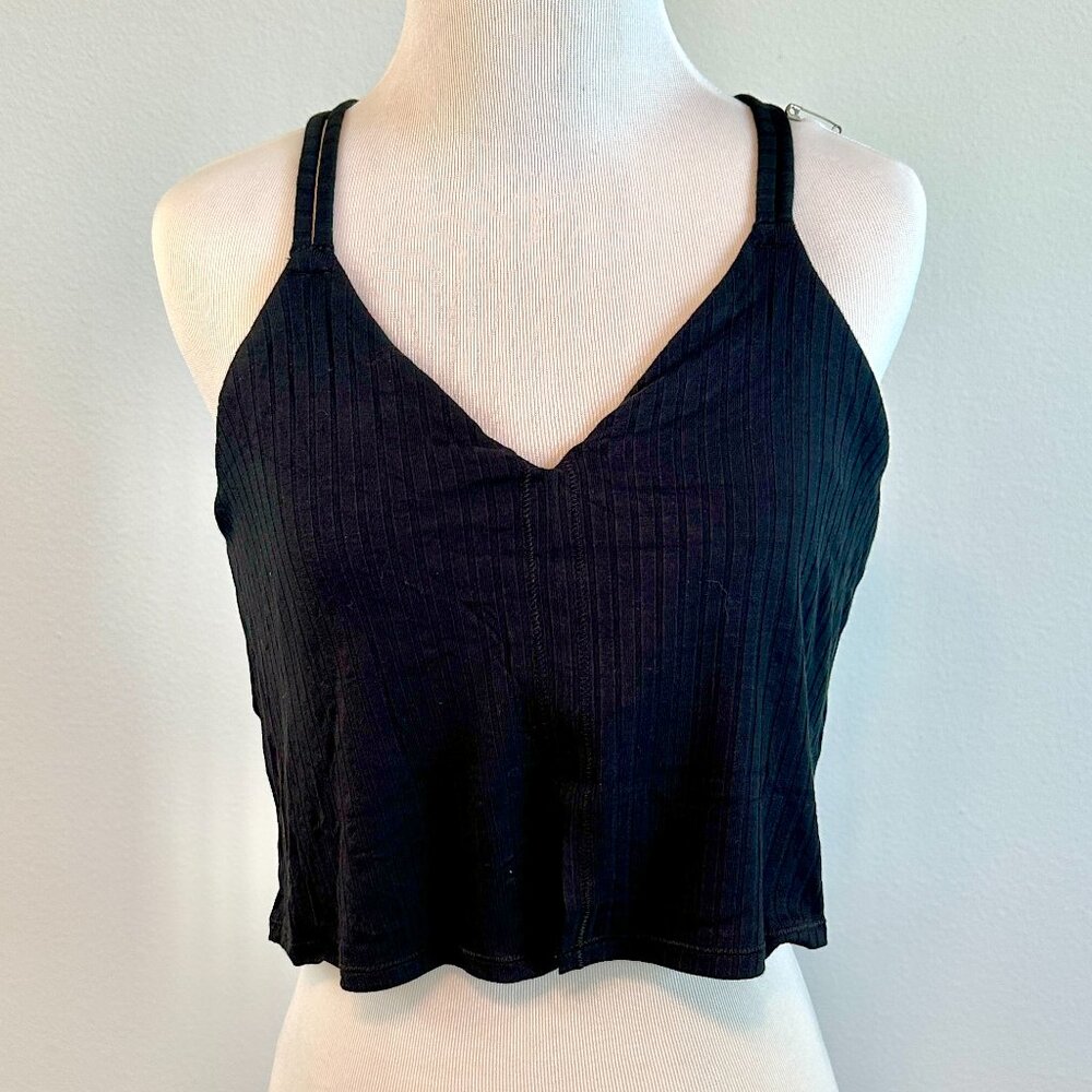 NWT Aerie Ribbed Crop Top Bralette Size L - Picture 7 of 9